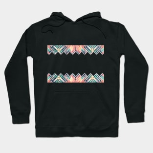 Triangle Zigzag Colourful Pattern Hoodie